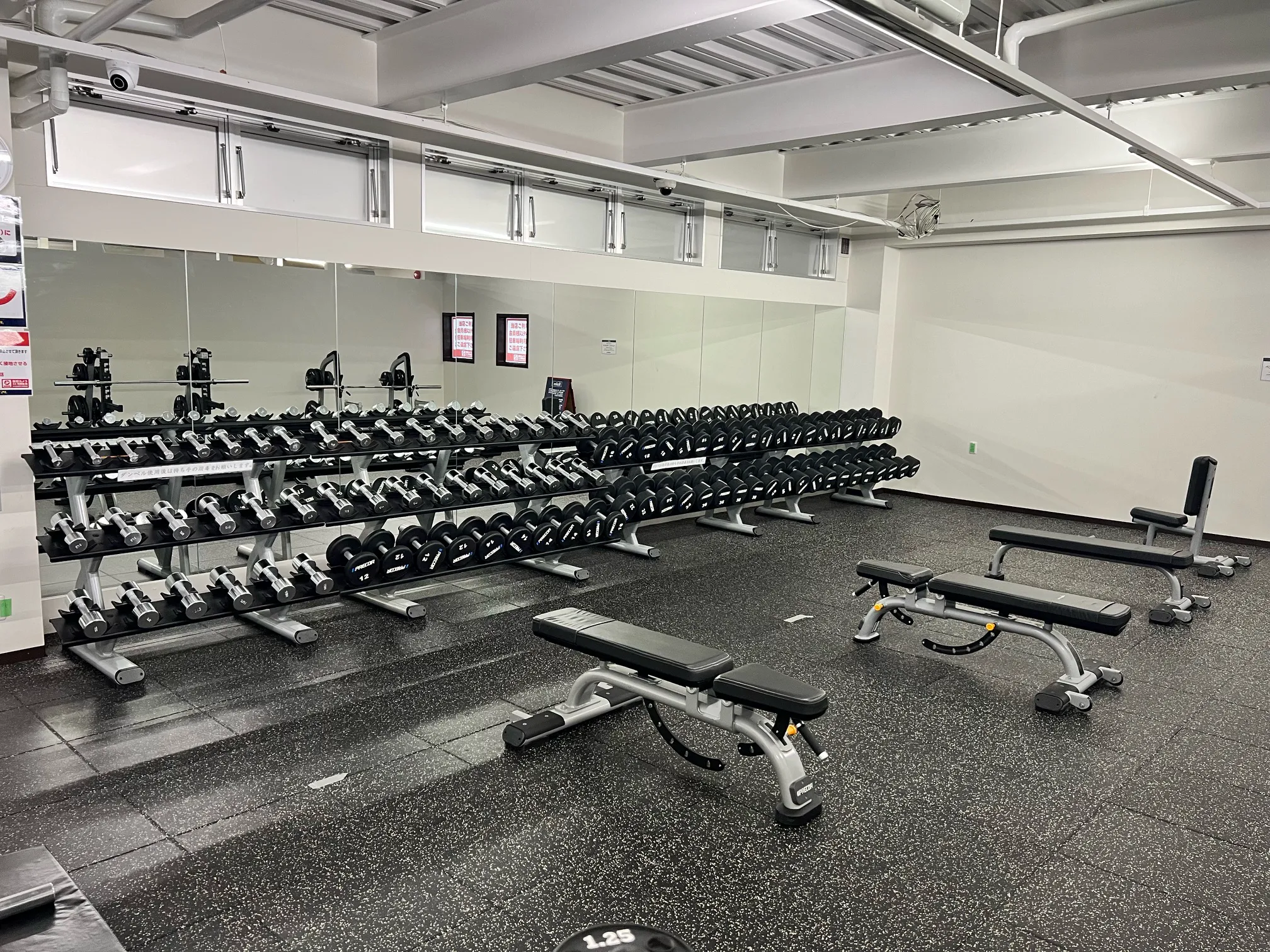 フリーウェイトエリア