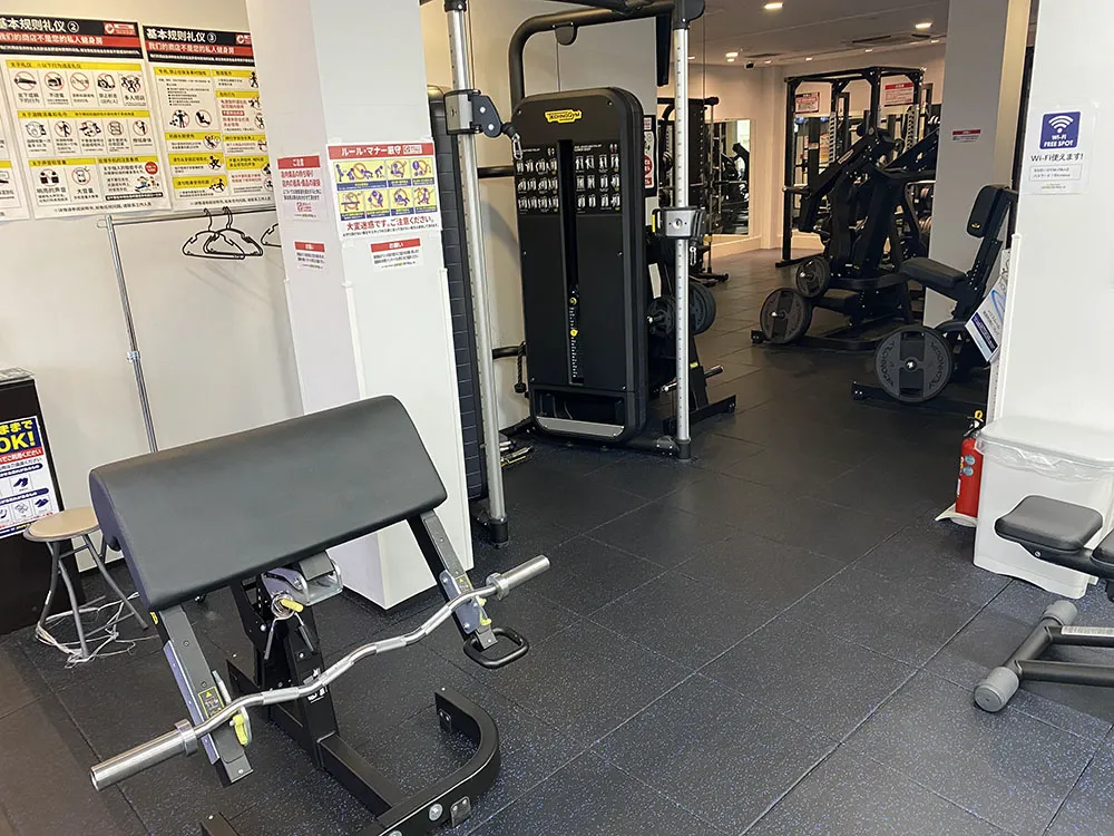 フリーウェイトエリア