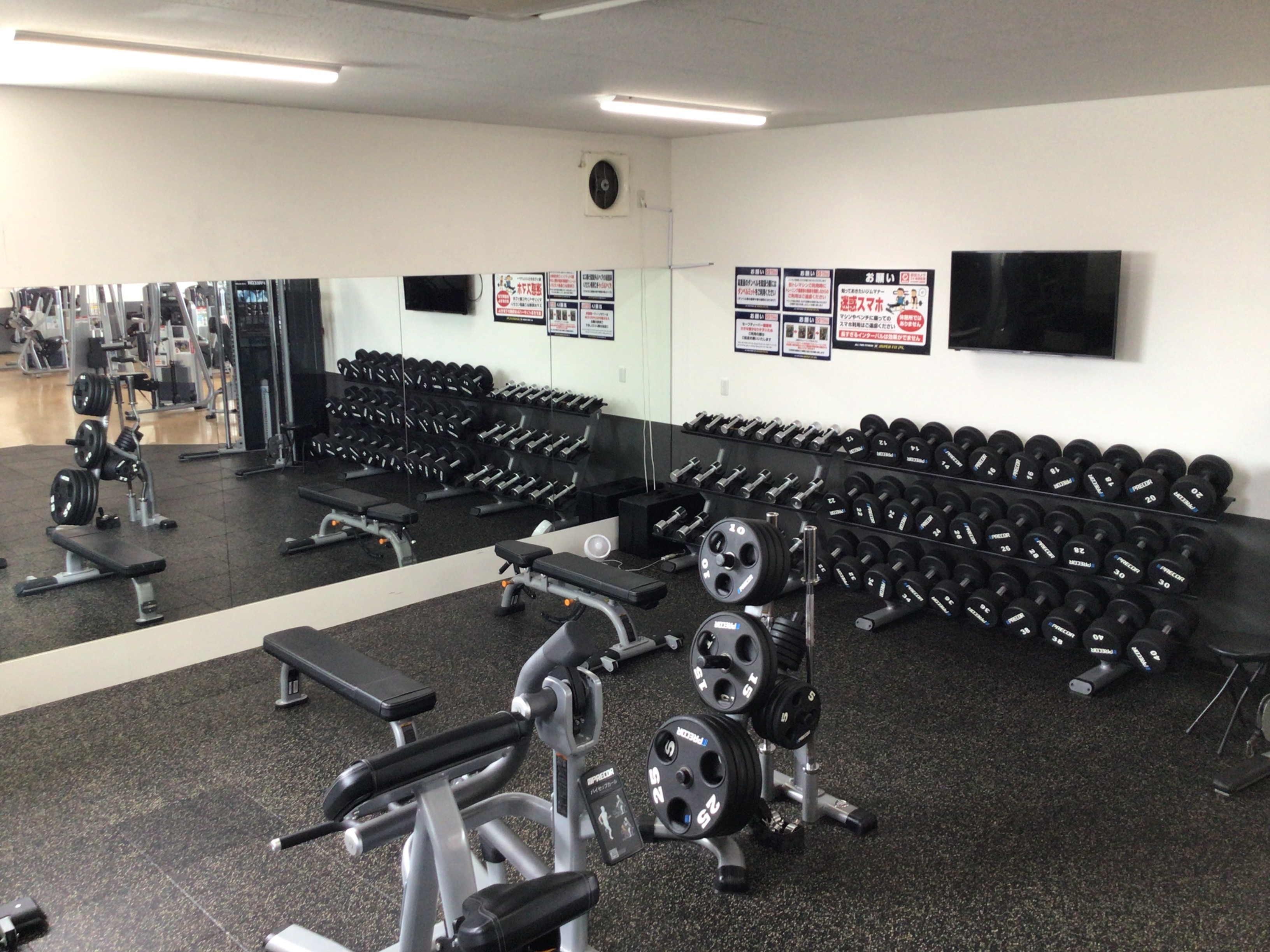 フリーウェイトエリア