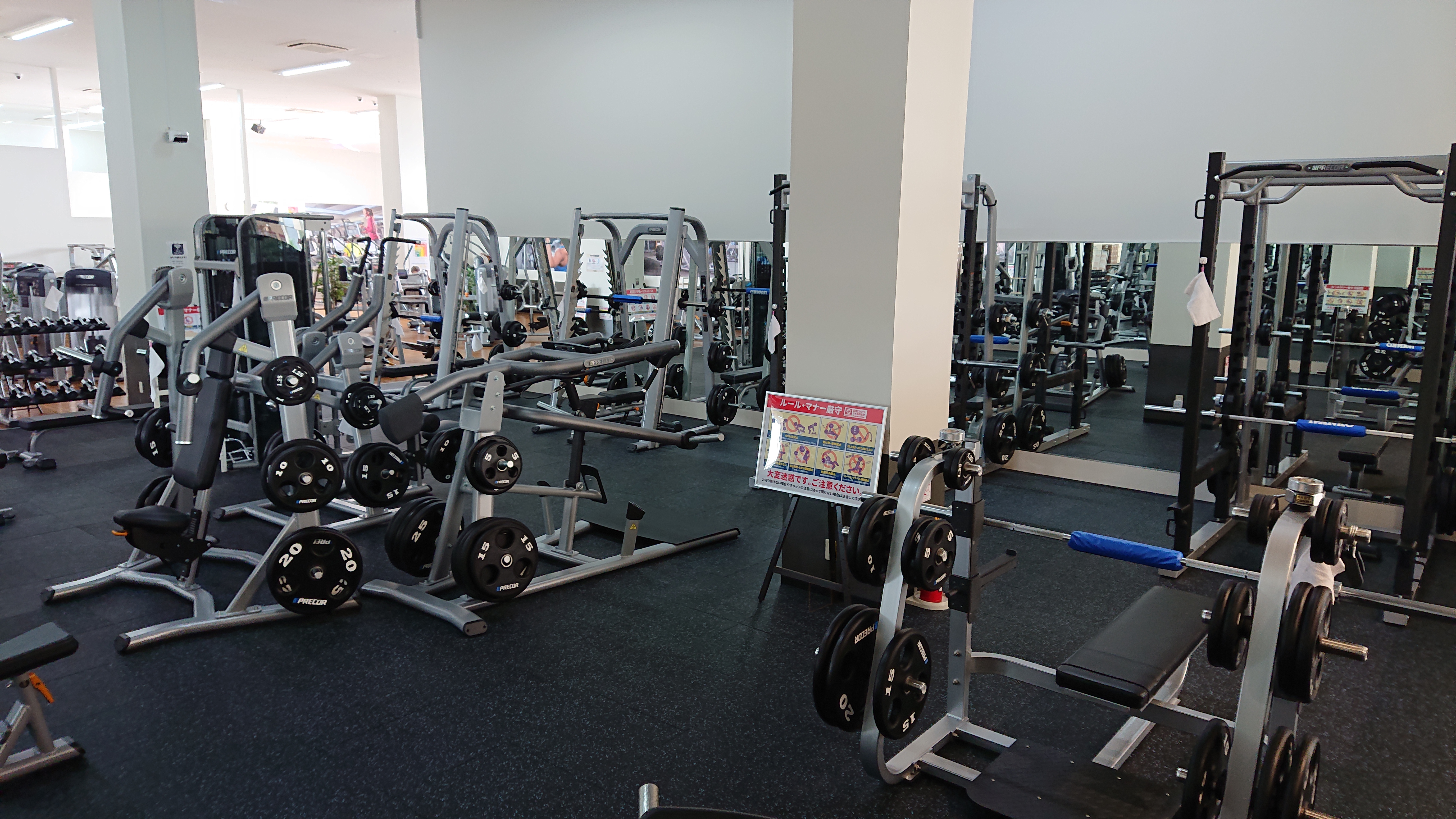 フリーウェイトエリア