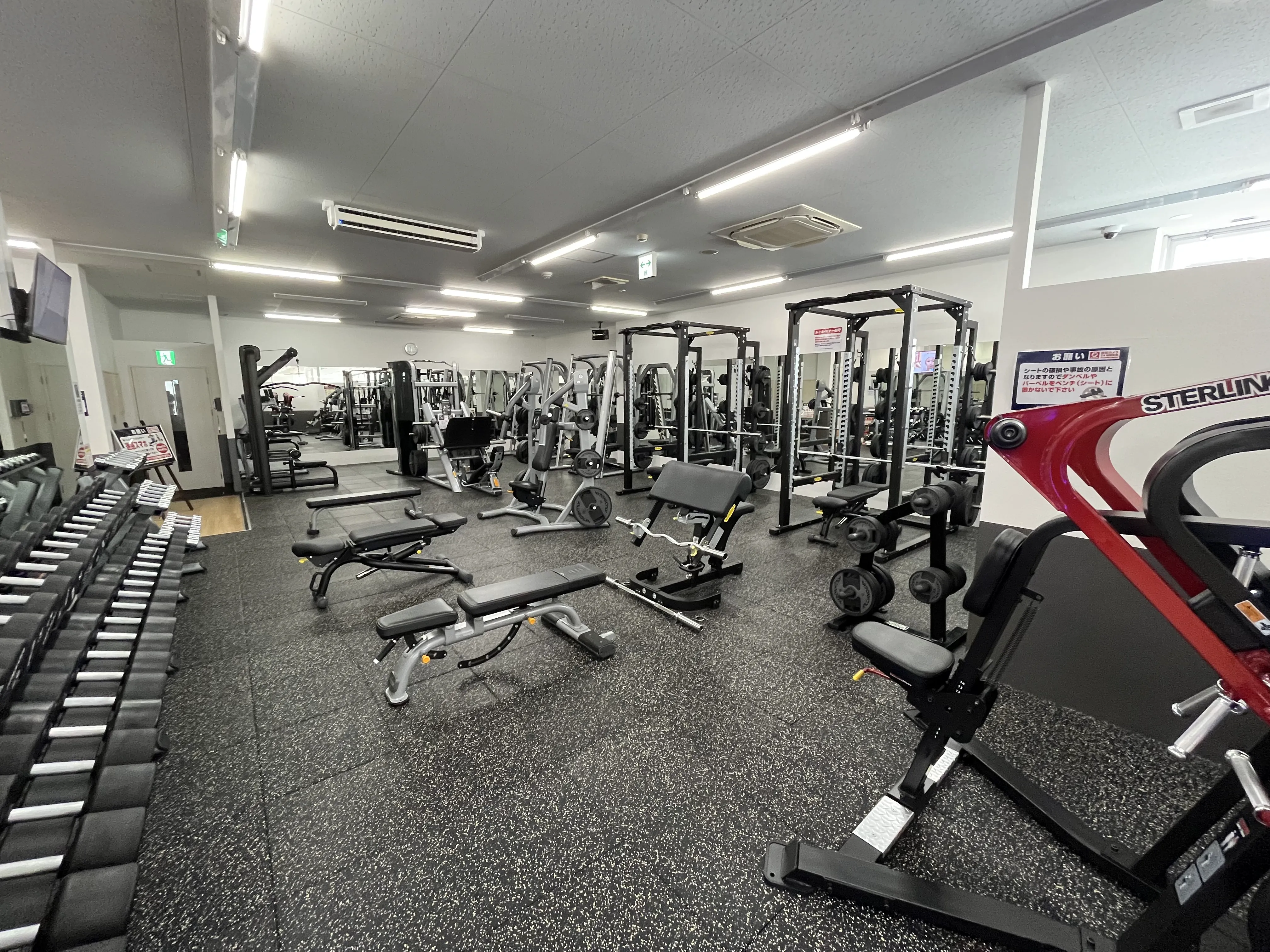 フリーウェイトエリア