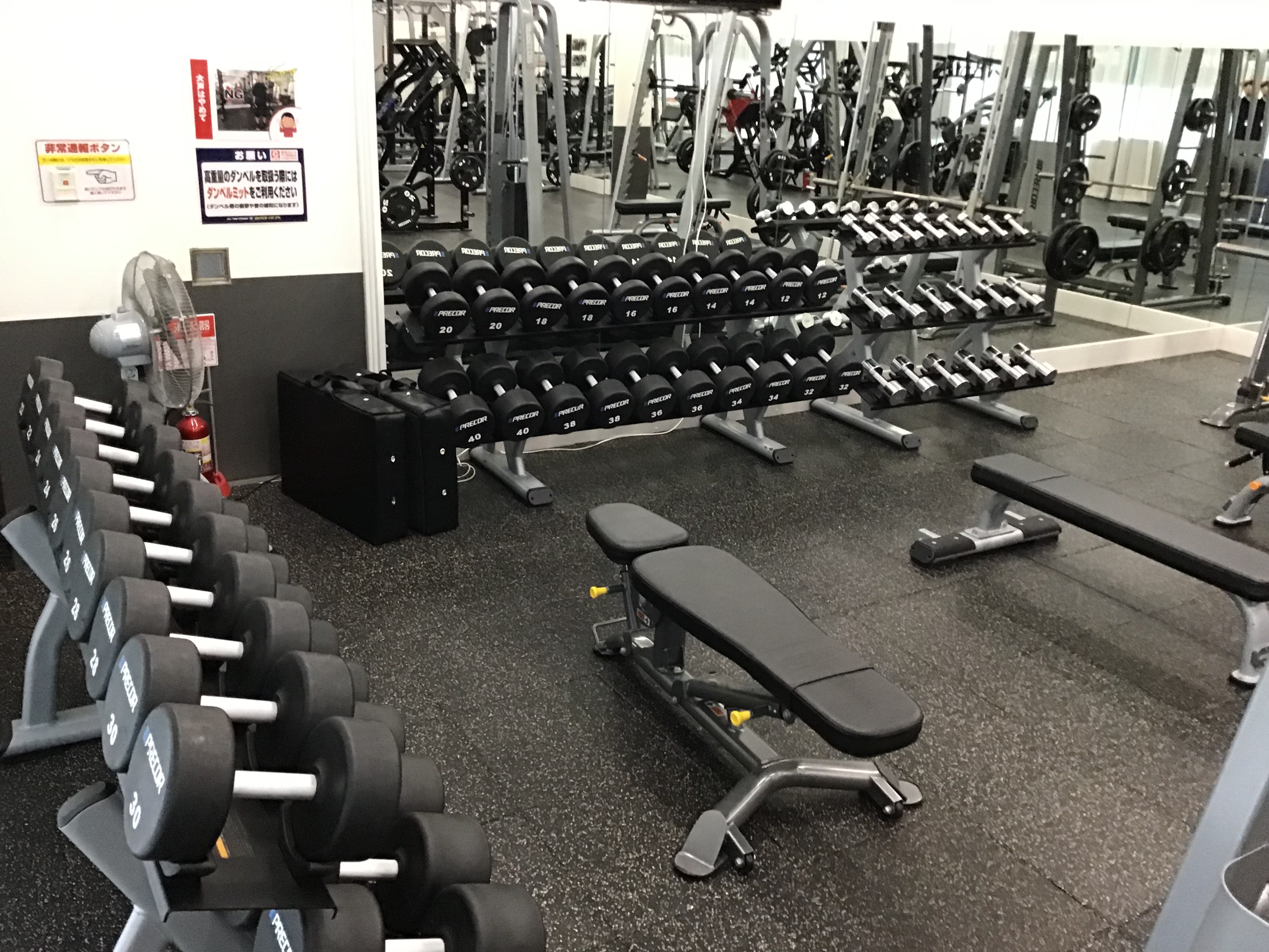 フリーウェイトエリア