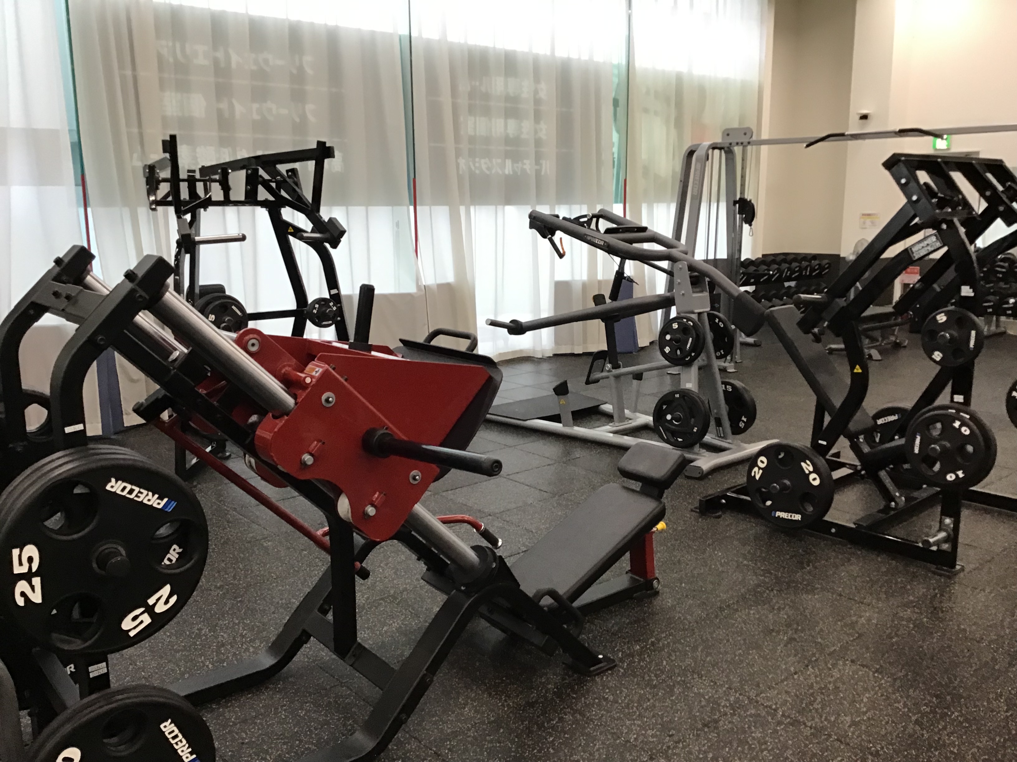 フリーウェイトエリア