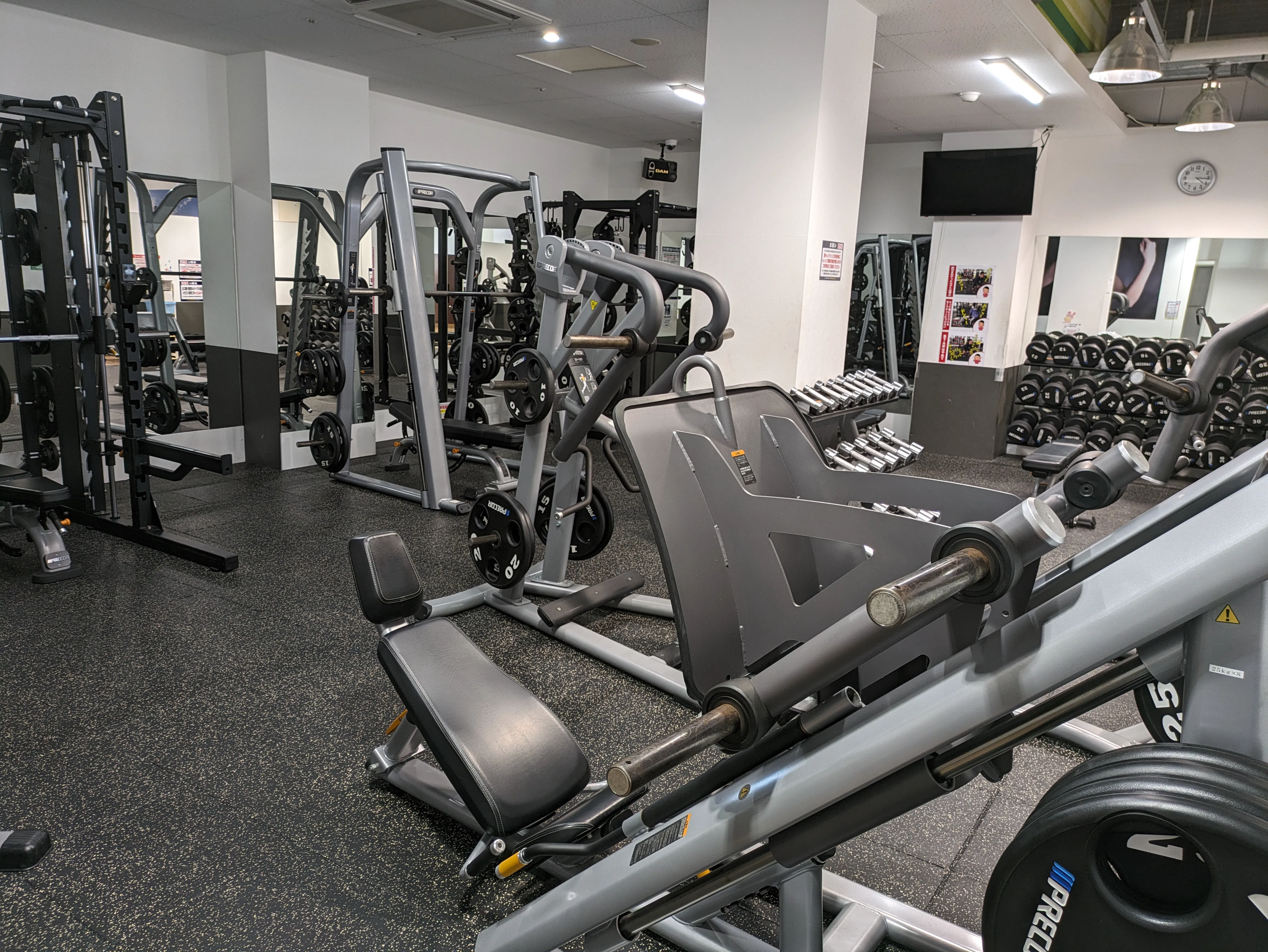 フリーウェイトエリア