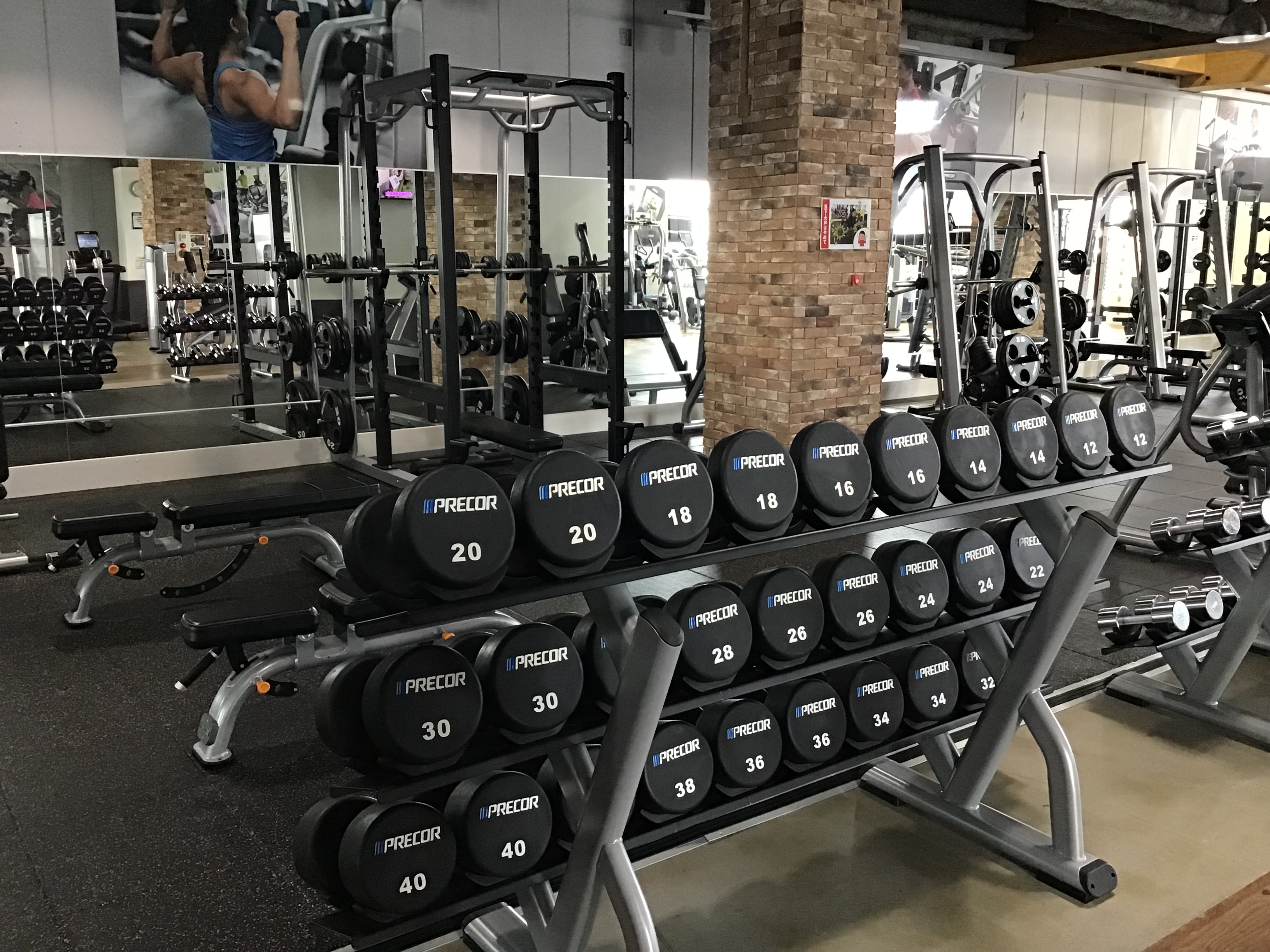 フリーウェイトエリア