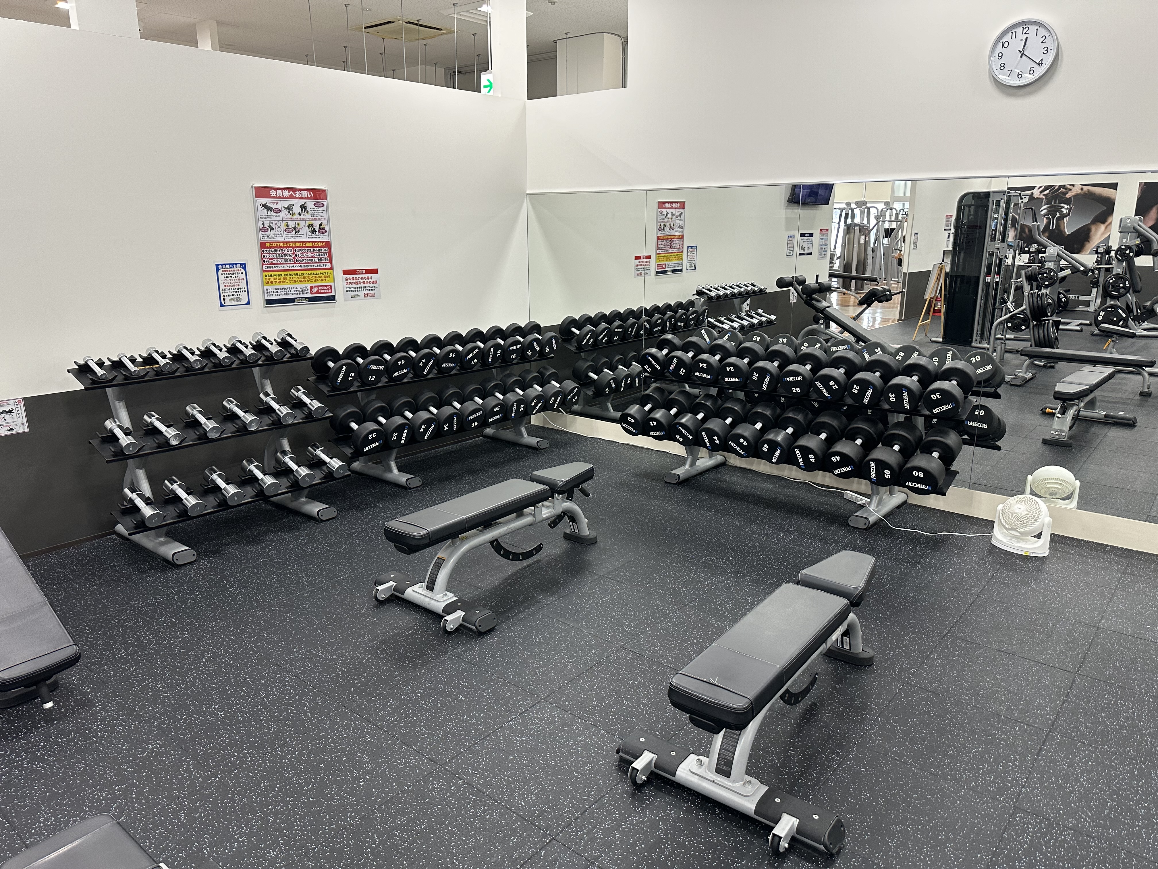 フリーウェイトエリア