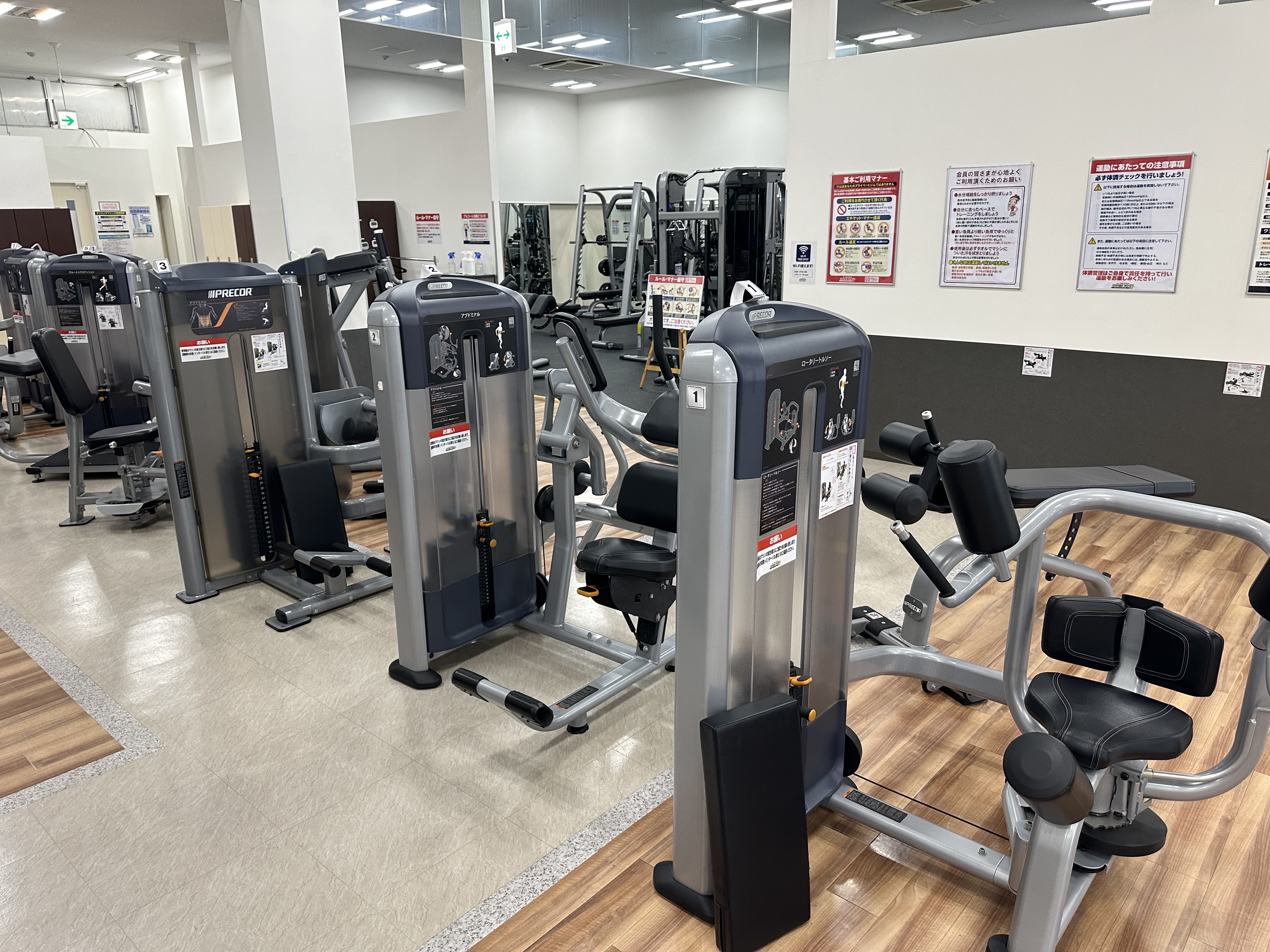 筋トレマシンエリア