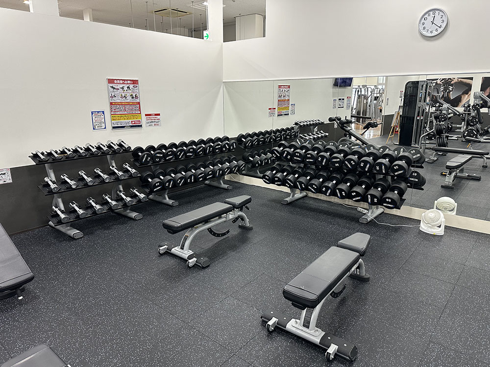 フリーウェイトエリア