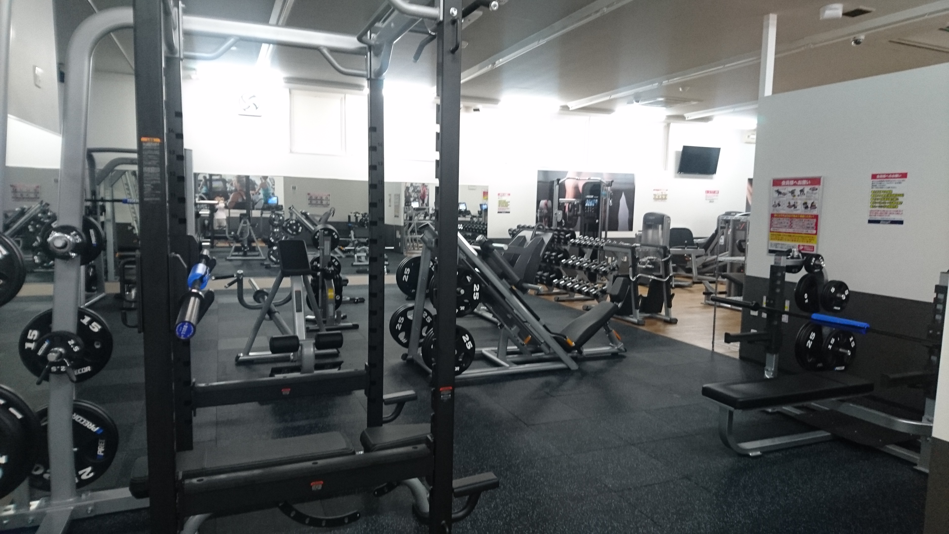 フリーウェイトエリア