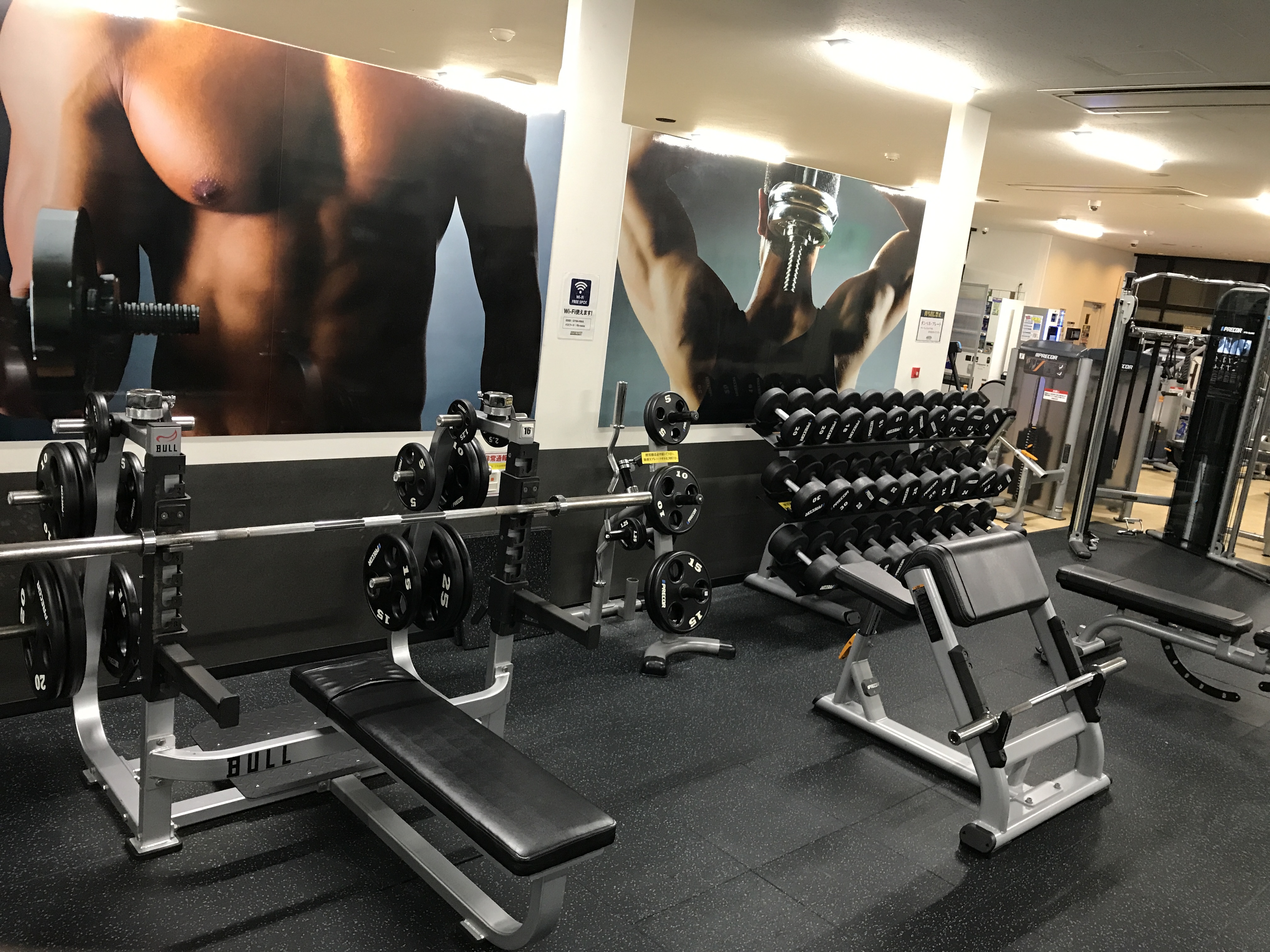 フリーウェイトエリア