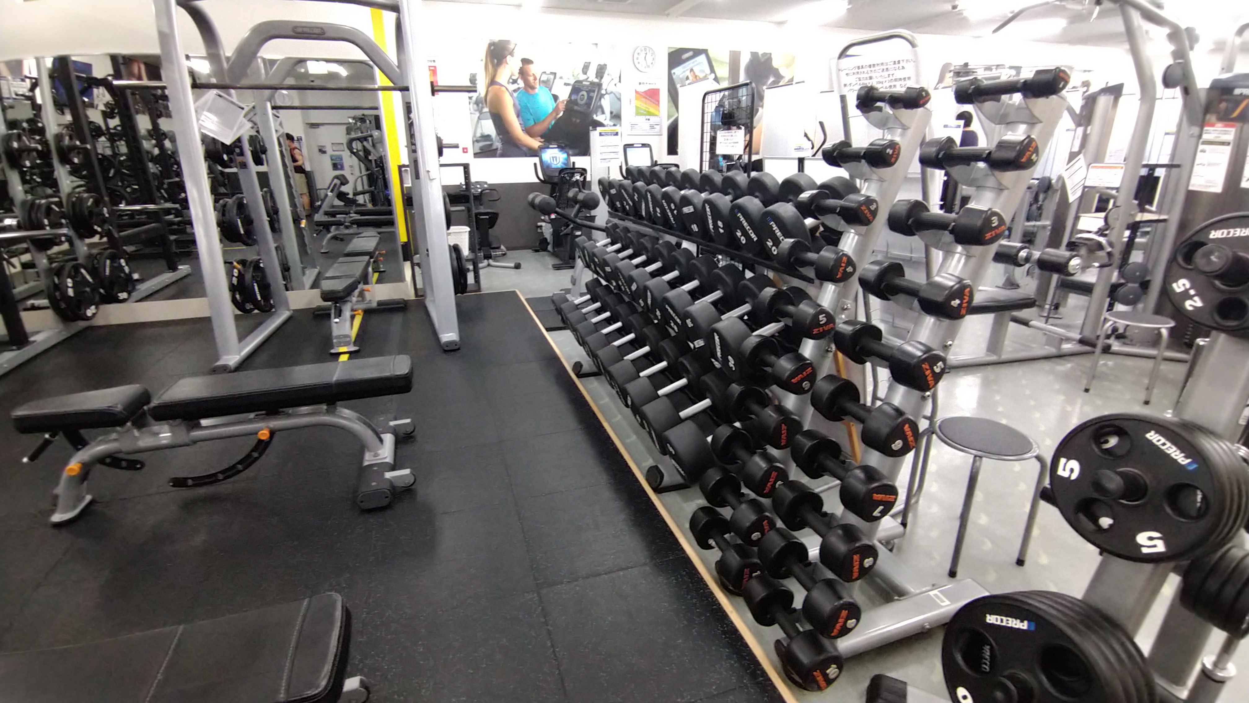 フリーウェイトエリア