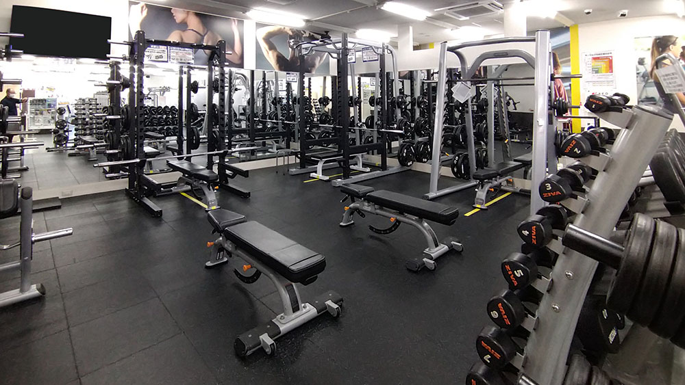 フリーウェイトエリア