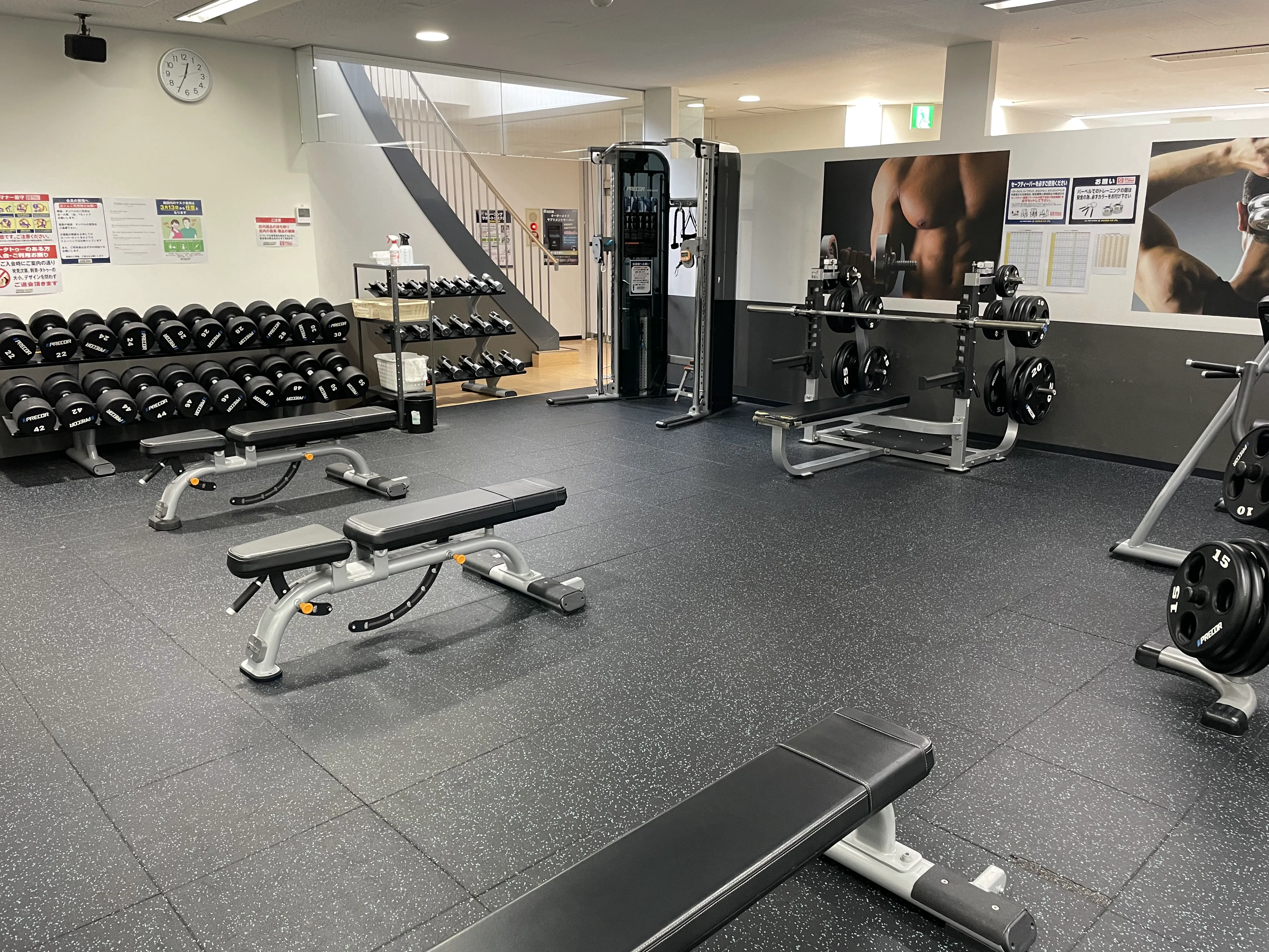 フリーウェイトエリア