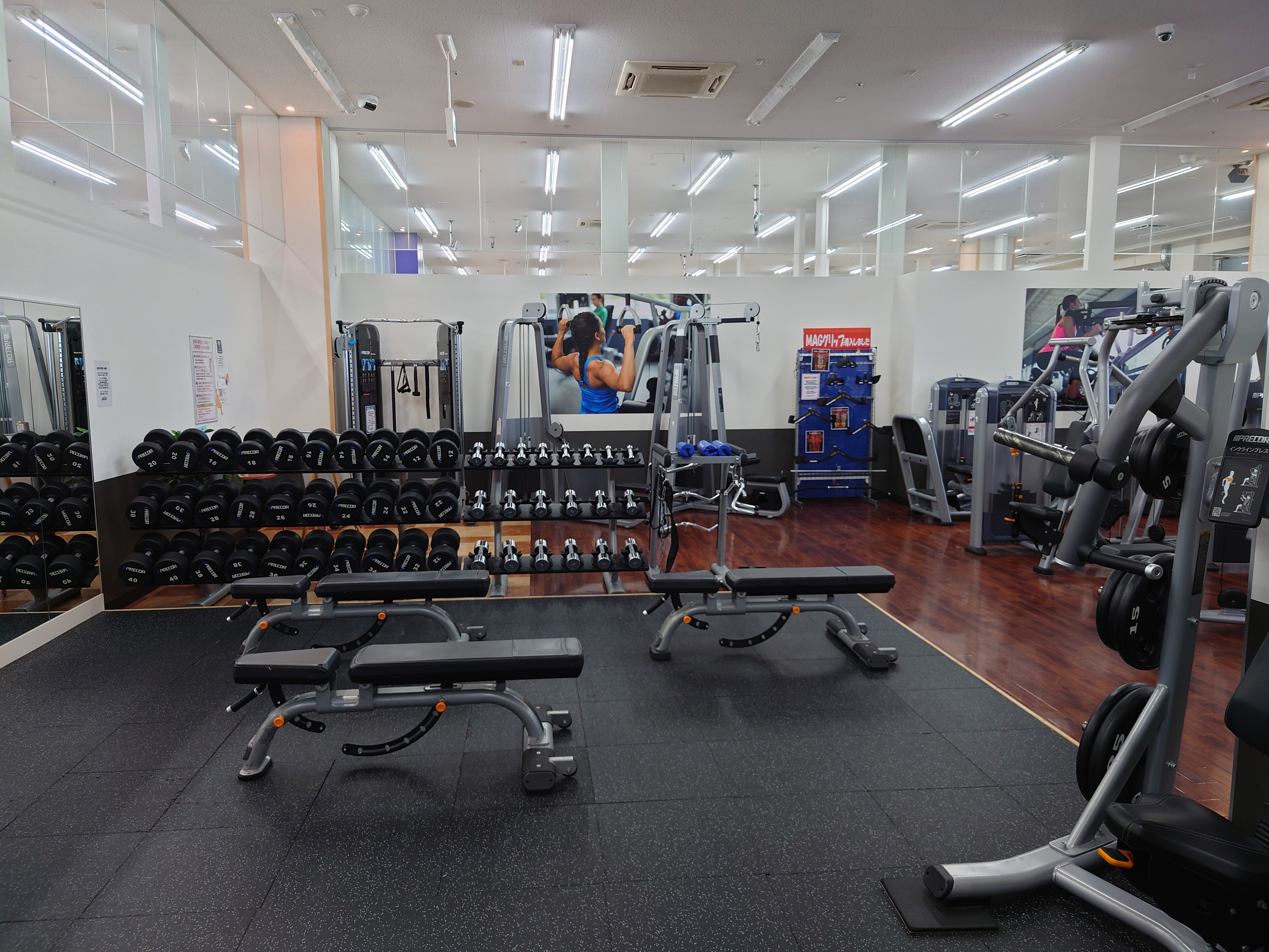 フリーウェイトエリア