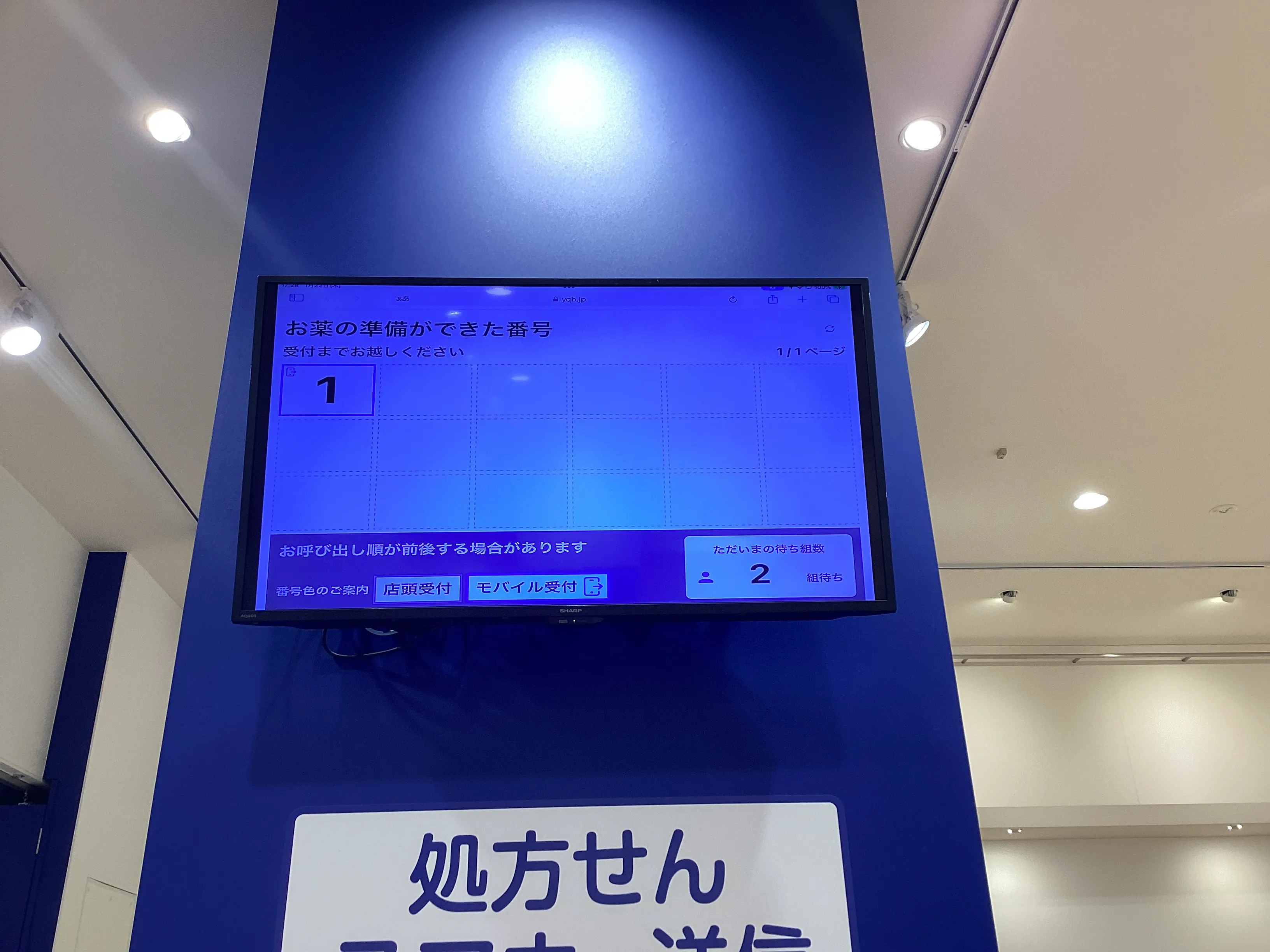 待ち時間モニター