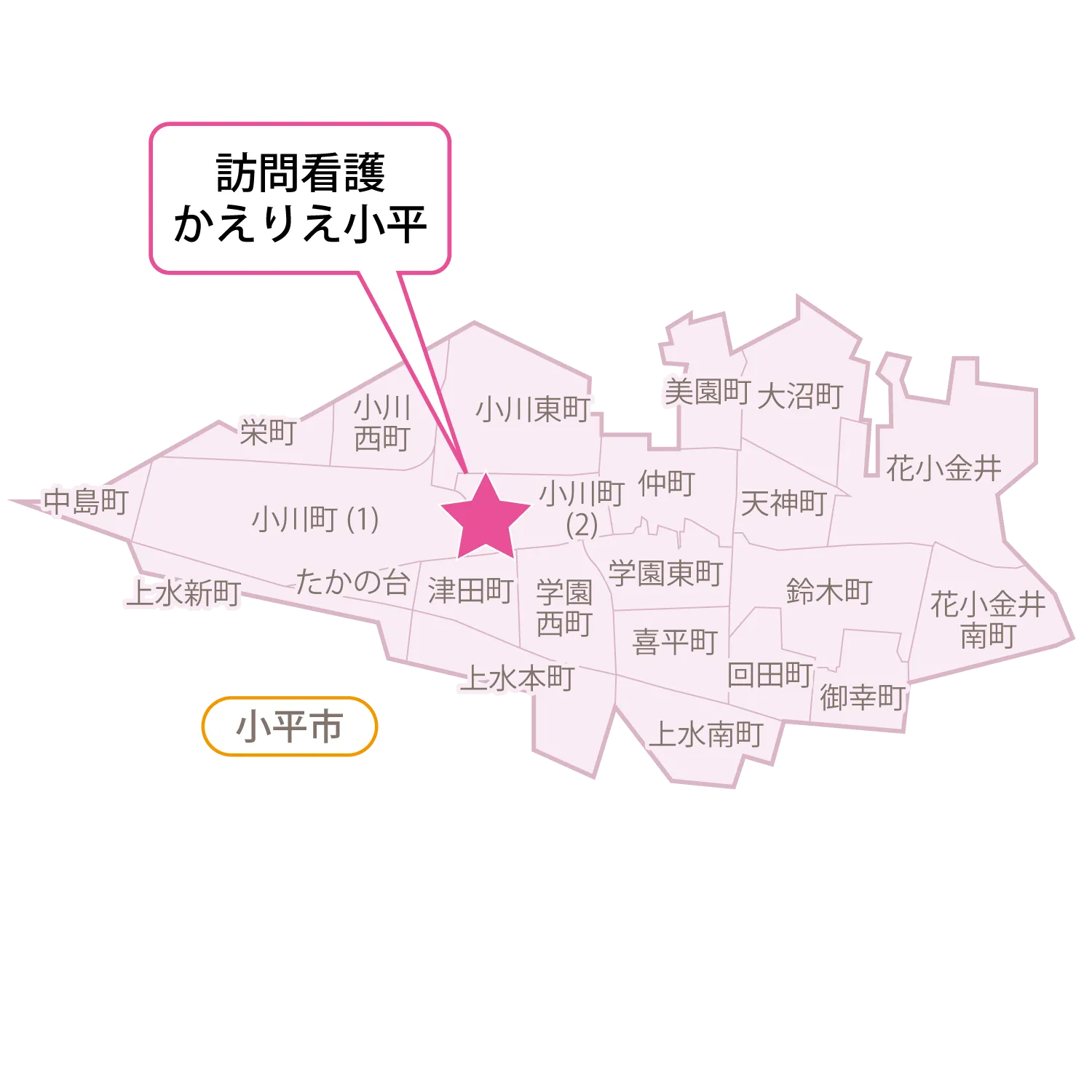 【小平】エリアマップ