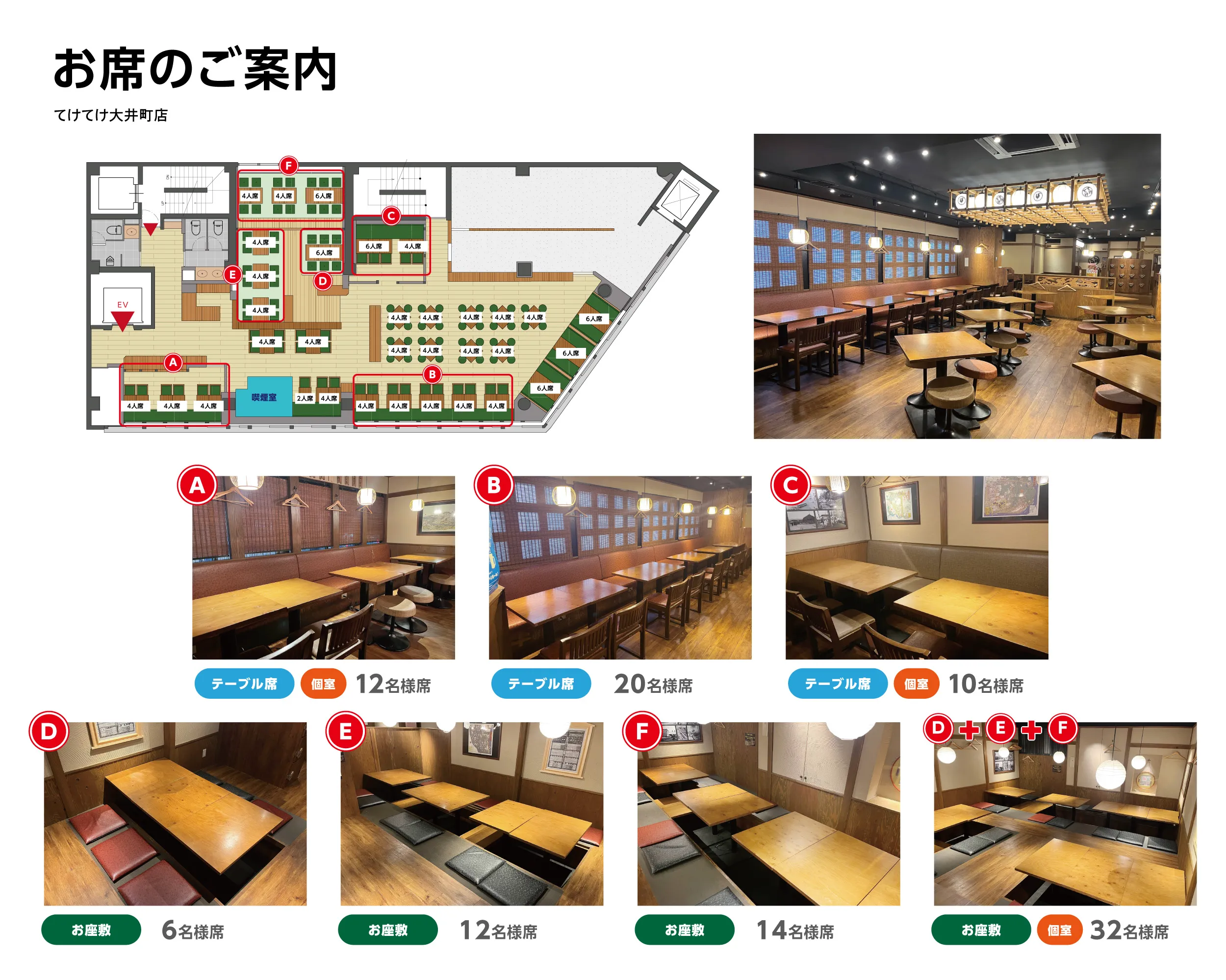 公式】てけてけ 大井町店｜ ＜ネット予約可＞
