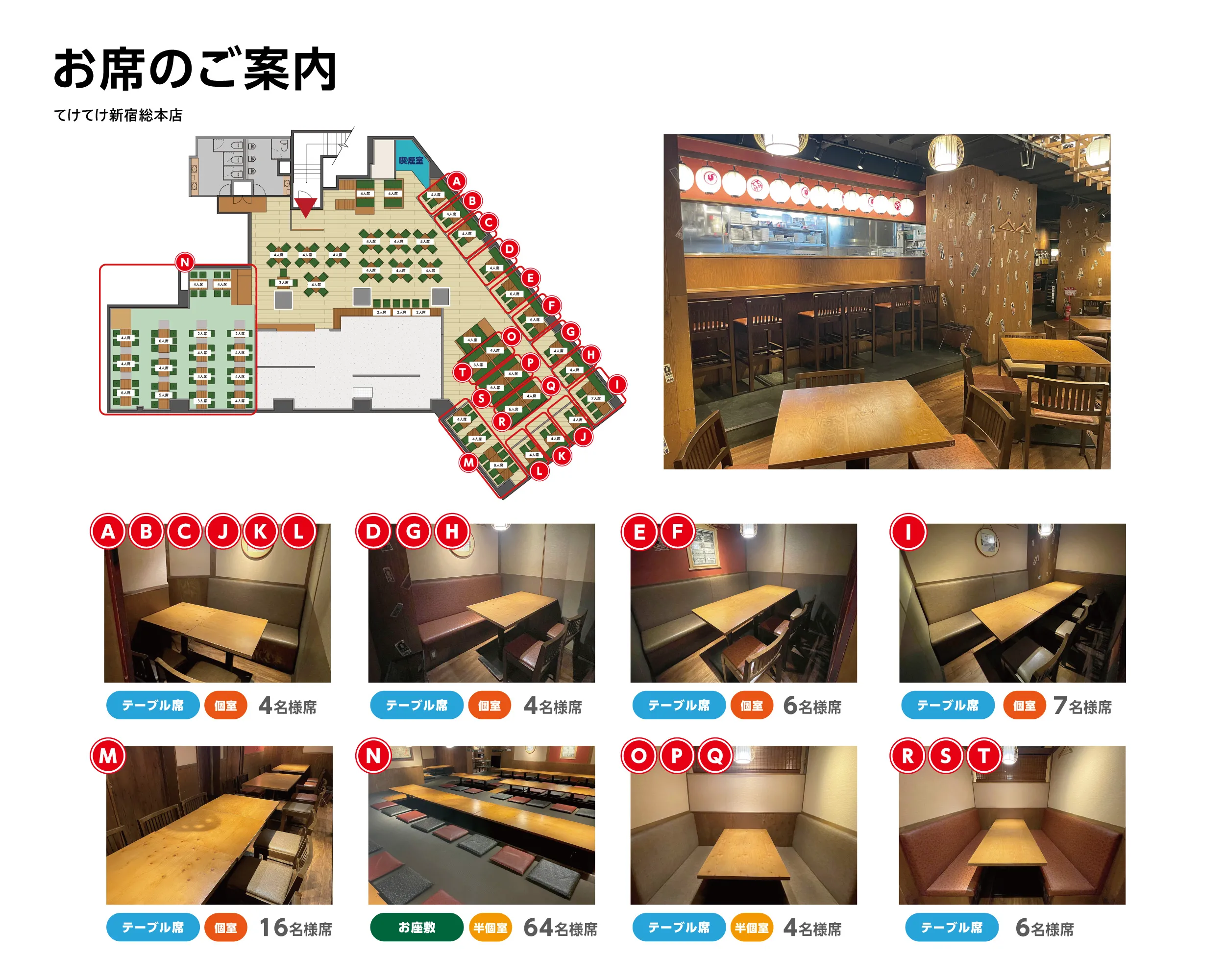てけてけページです！ 公式】てけてけ 新宿総本店｜ ＜ネット予約可＞