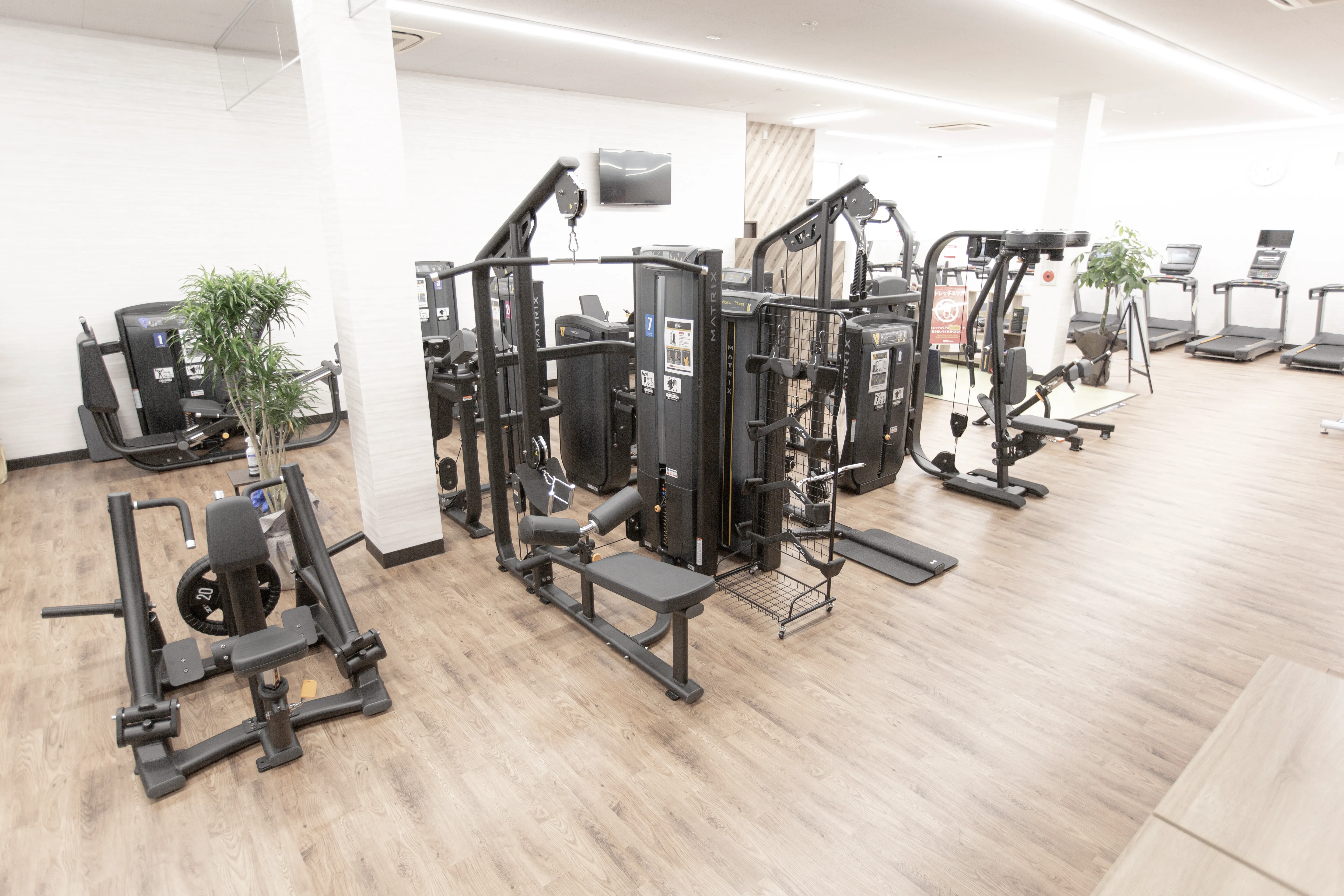 安心セキュリティの女性専用トレーニングエリアを完備。｜ミラ